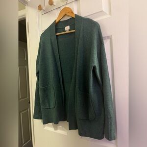 Teal cardigan